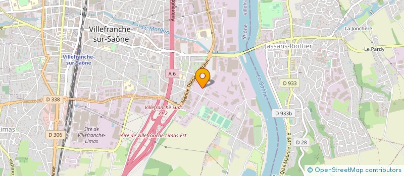 localisation de l'entreprise CERCLE 23 à VILLEFRANCHE-SUR-SAONE