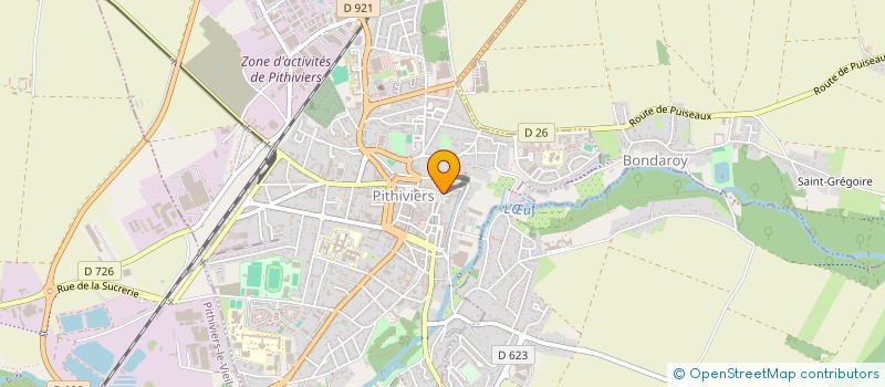 localisation de l'entreprise CERCLE ACADEMIE MUNICIPALE BILLARD à PITHIVIERS
