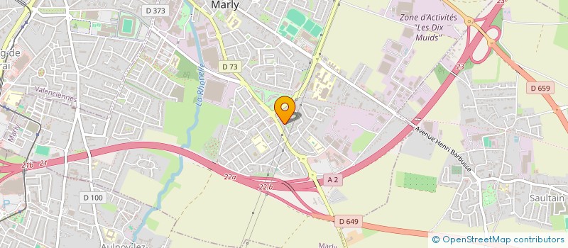 localisation de l'entreprise CERCLE ACLI  MARLY