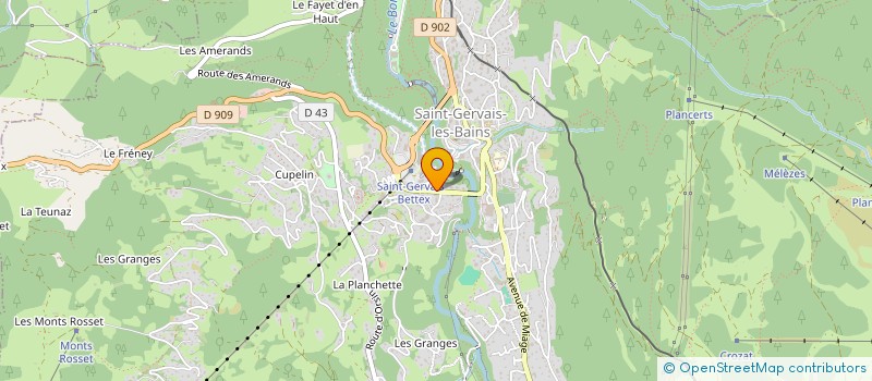 localisation de l'entreprise CERCLE ACTIVITE CULTUR FOYER DE JEUNESSE à SAINT-GERVAIS-LES-BAINS