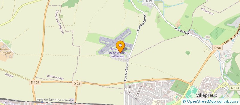 localisation de l'entreprise CERCLE AERIEN PEUGEOT  CHAVENAY