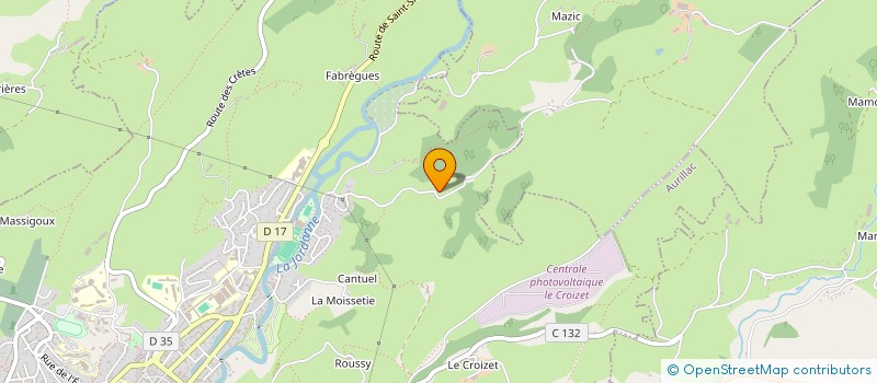 localisation de l'entreprise CERCLE AERO CANTALIEN CANTALOU AIR CLUB à AURILLAC
