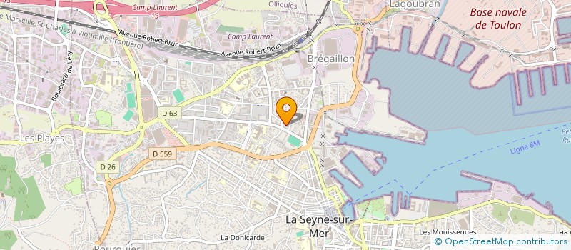 localisation de l'entreprise CERCLE AMICAL DES FESTAYRES EPICURIENS à LA SEYNE-SUR-MER