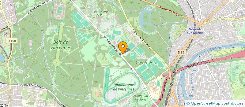 localisation de l'entreprise CERCLE AMICALE DE VINCENNES  PARIS
