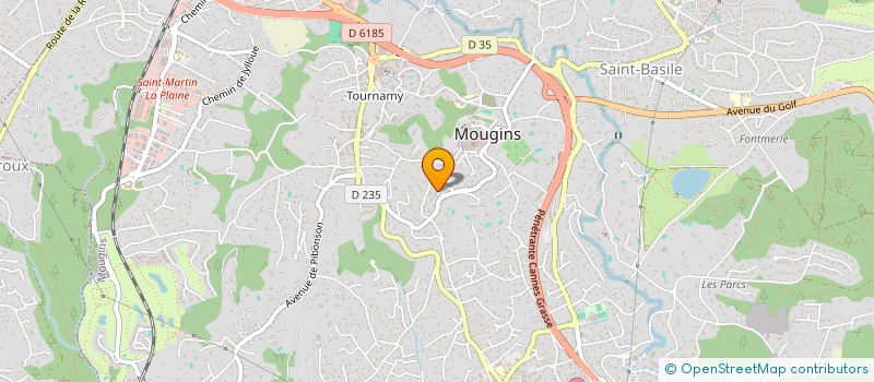 localisation de l'entreprise CERCLE AMICALE DES TRADITIONS MOUGINOISES à MOUGINS