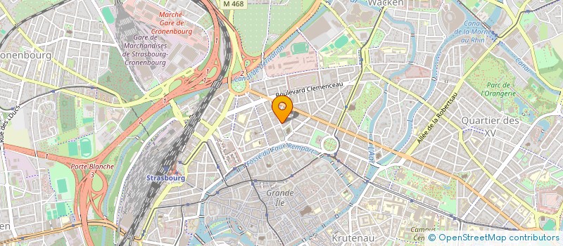 localisation de l'entreprise CERCLE AMIS NOUVEL ALSACIEN à STRASBOURG