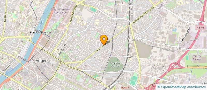 localisation de l'entreprise CERCLE ANGEVIN DE POESIE à ANGERS