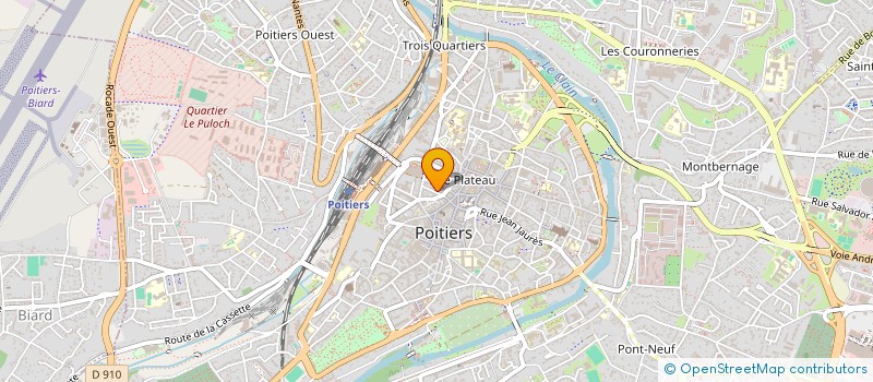 localisation de l'entreprise CERCLE ANIMATION EN PLACEMENTS à POITIERS