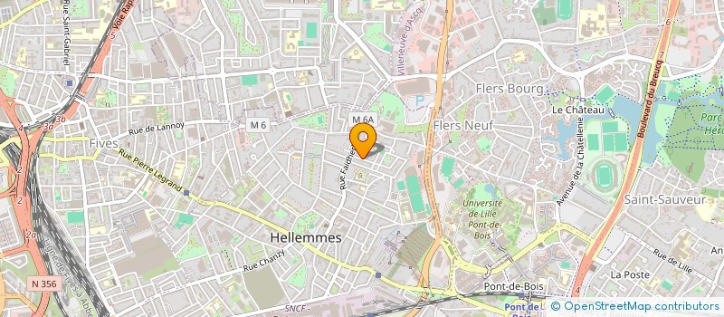 localisation de l'entreprise CERCLE APOLLON HELLEMMOIS à LILLE