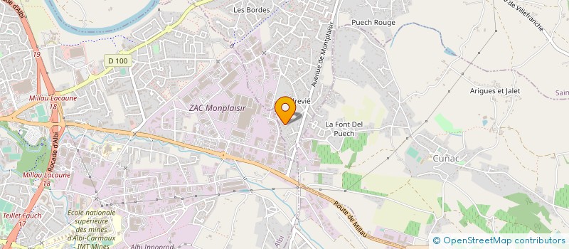 localisation de l'entreprise CERCLE AQUARIOPHILE ALBIGEOIS à SAINT-JUERY