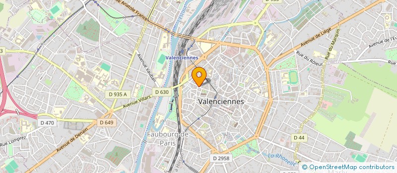 localisation de l'entreprise CERCLE ARCHEOLOGIQUE ET HISTORIQUE DE VALENCIENNES ET DE SON ARRONDISSEMENT  VALENCIENNES