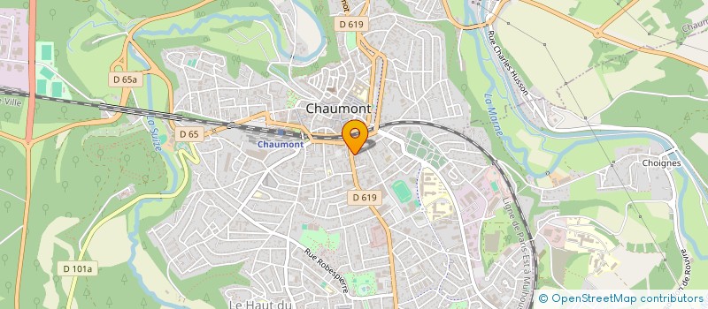localisation de l'entreprise CERCLE ARMES CHAUMONT à CHAUMONT