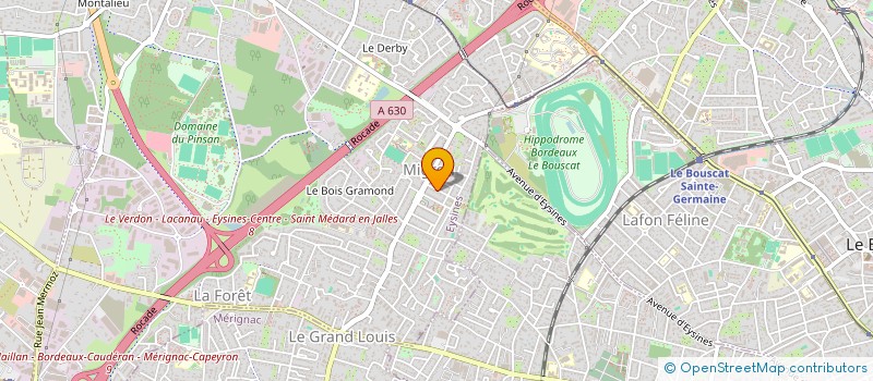 localisation de l'entreprise CERCLE ARTS MARTIAUX MIGRON  EYSINES