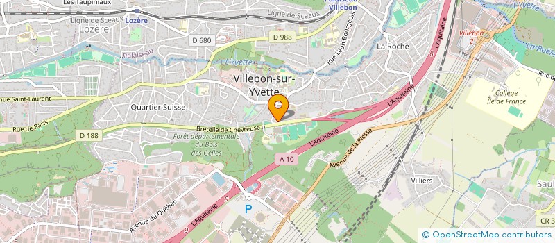 localisation de l'entreprise CERCLE ARTS MARTIAUX VILLEBON à VILLEBON-SUR-YVETTE