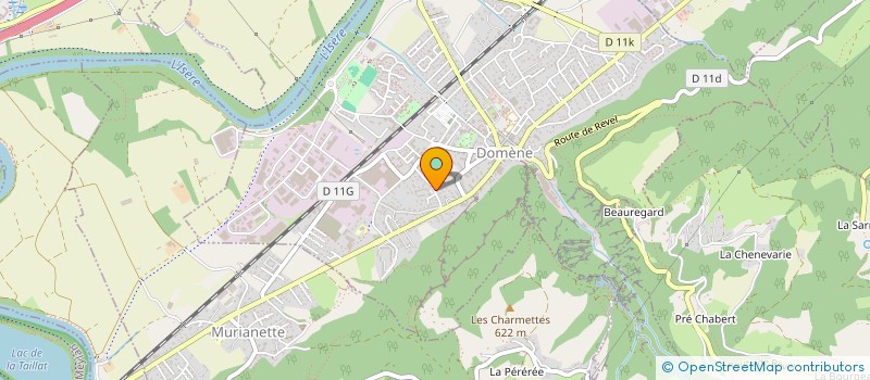 localisation de l'entreprise CERCLE ASSIOCIATIF MEDIEVAL D ANIMATION ISEROISE LAIQUE  DOMENE