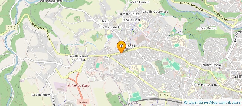 localisation de l'entreprise CERCLE ATAO à SAINT-BRIEUC
