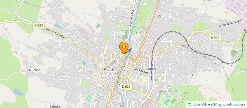 localisation de l'entreprise CERCLE AUSCITAIN DES JEUX DE L ESPRIT à AUCH