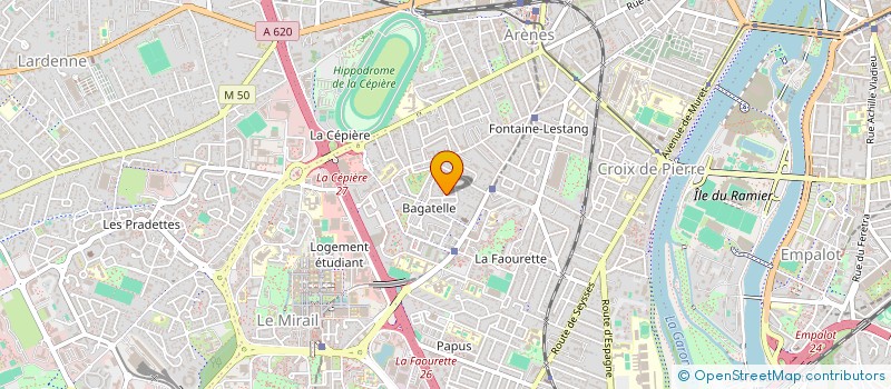 localisation de l'entreprise CERCLE AVERROES  TOULOUSE