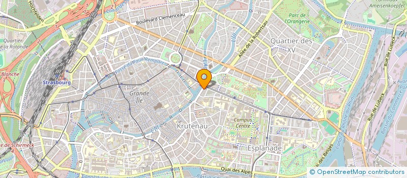 localisation de l'entreprise CERCLE BOUGAINVILLE à STRASBOURG