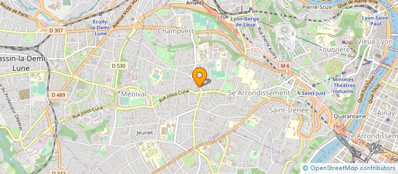 localisation de l'entreprise CERCLE BOULISTE DU POINT DU JOUR à LYON