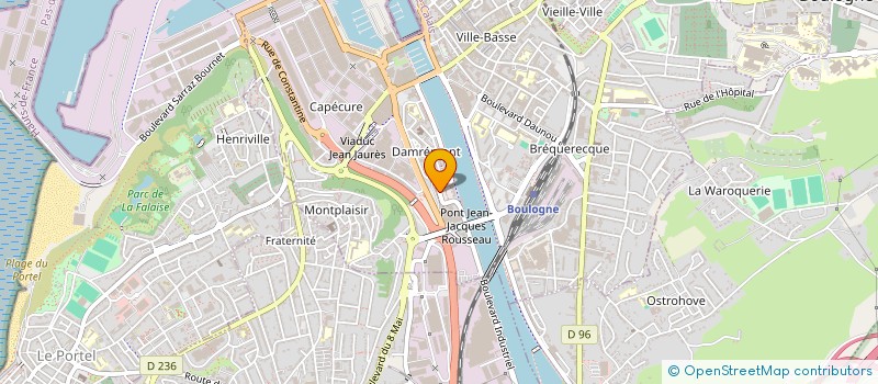 localisation de l'entreprise CERCLE BOULONNAIS DES ECHECS à BOULOGNE-SUR-MER