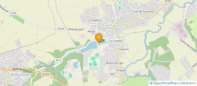 localisation de l'entreprise CERCLE CANIN AUSSONNAIS  AUSSONNE