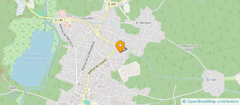 localisation de l'entreprise CERCLE CANIN BISCARROSSAIS  BISCARROSSE