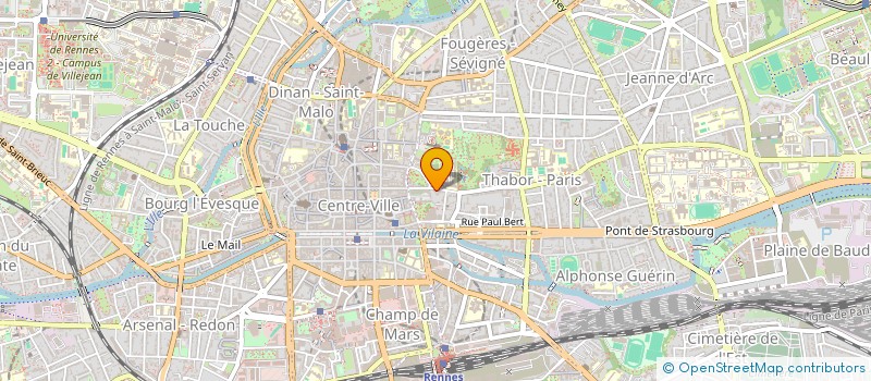 localisation de l'entreprise CERCLE CATHO ETUDIANTS RENNAIS  RENNES