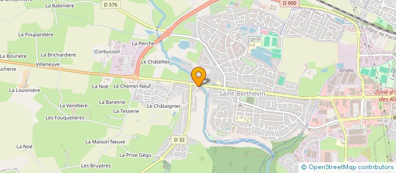 localisation de l'entreprise CERCLE CELTIQUE AVEL KUZH HEOL (VENT D'OUEST) à SAINT-BERTHEVIN