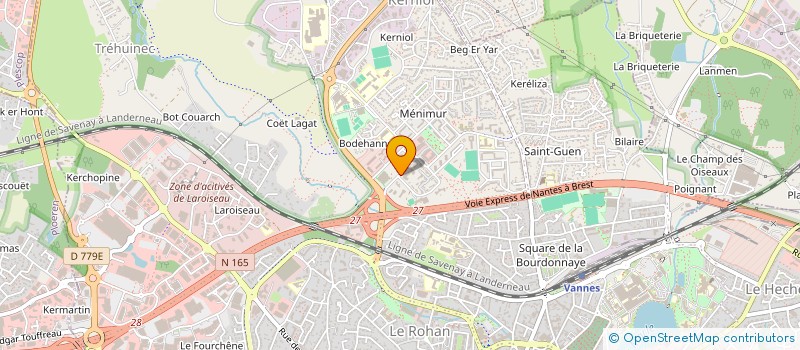 localisation de l'entreprise CERCLE CELTIQUE DE VANNES à VANNES