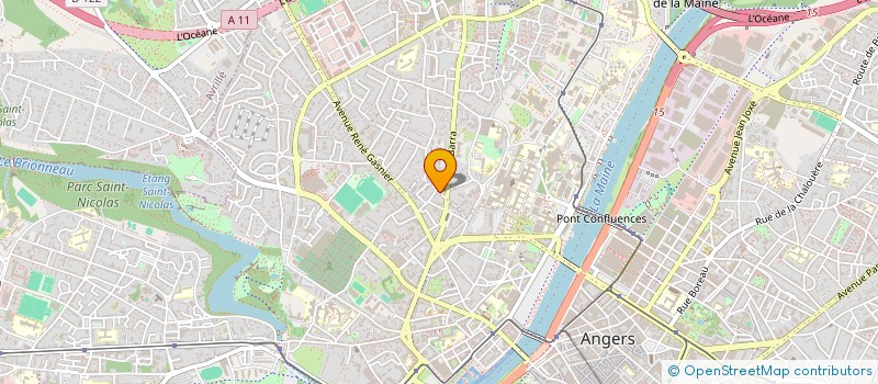 localisation de l'entreprise CERCLE CHAMP BATAILLE BUVETTE à ANGERS