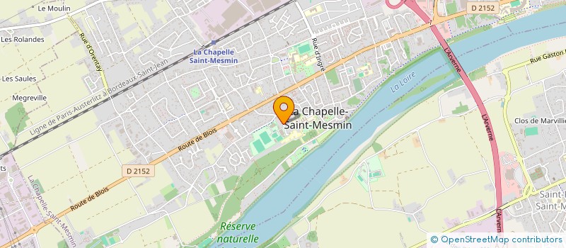 localisation de l'entreprise CERCLE CHAPELLOIS D ARTS MARTIAUX à LA CHAPELLE-SAINT-MESMIN