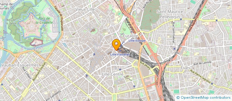 localisation de l'entreprise CERCLE CHORAL LES 3O DE LILLE à LILLE