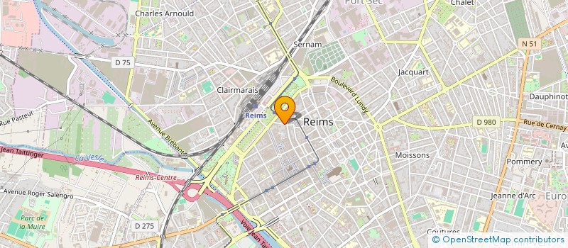 localisation de l'entreprise CERCLE COLBERT à REIMS