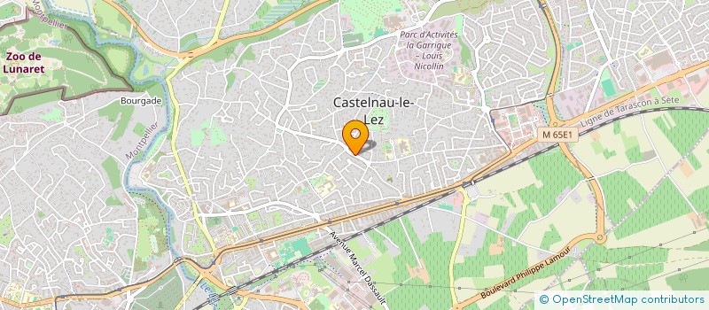 localisation de l'entreprise CERCLE COLBERT  CASTELNAU-LE-LEZ