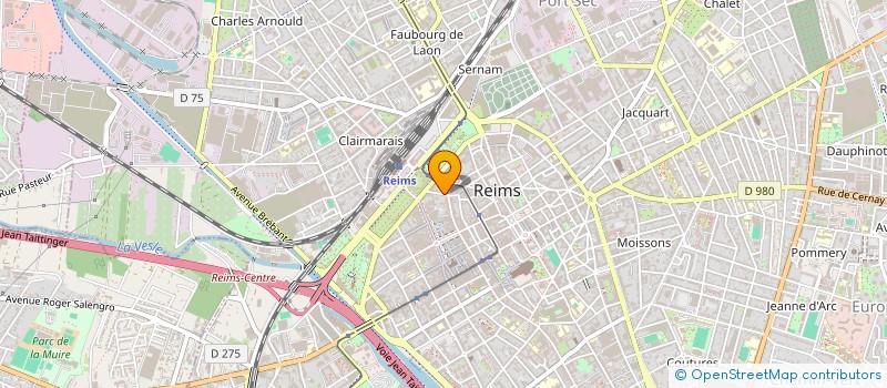 localisation de l'entreprise CERCLE COLBERT SA à REIMS
