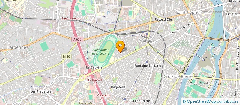 localisation de l'entreprise CERCLE COLOMBOPHILE DE TOULOUSE à TOULOUSE