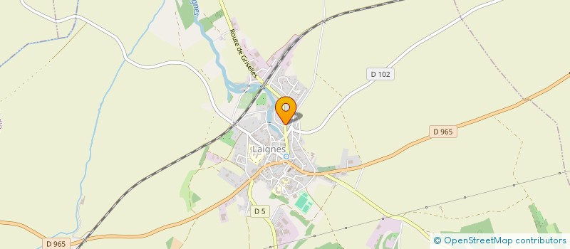 localisation de l'entreprise CERCLE COMITE D'EXPANSION ET DE RENOUVEAU DE LA CITE LAIGNOISE ET DE SES ENVIRONS  LAIGNES