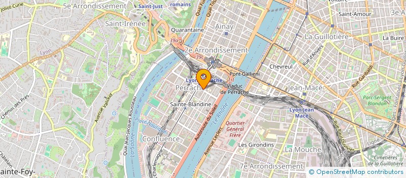 localisation de l'entreprise CERCLE CONFLUENCE à LYON