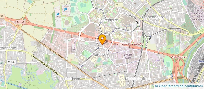 localisation de l'entreprise CERCLE CONFRATERNEL D'ETUDES ET DE FORMATIIONS à STRASBOURG