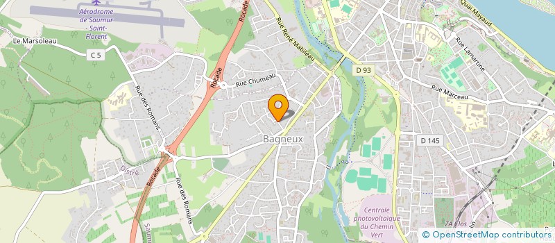 localisation de l'entreprise CERCLE CROIX DES SABLES BUV  SAUMUR