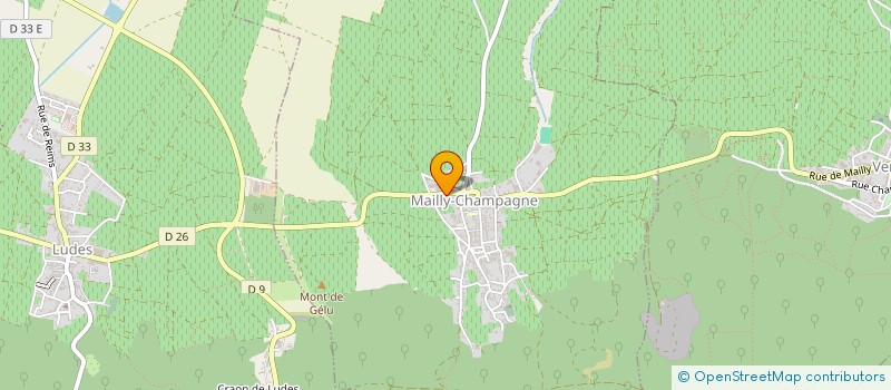 localisation de l'entreprise CERCLE CULTURE ET PATRIMOINE CHAMPENOIS  MAILLY-CHAMPAGNE