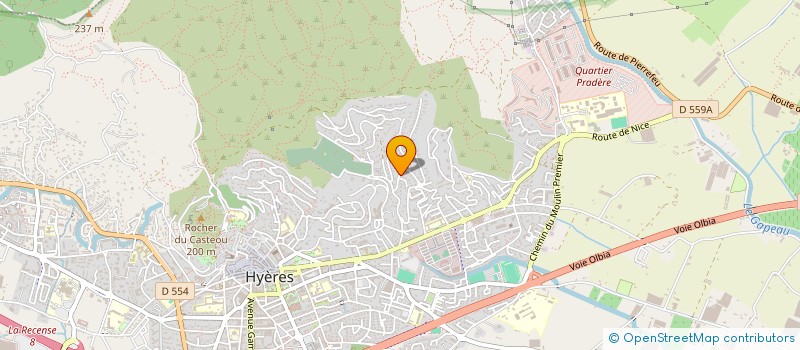 localisation de l'entreprise CERCLE CULTUREL ACACIA à HYERES