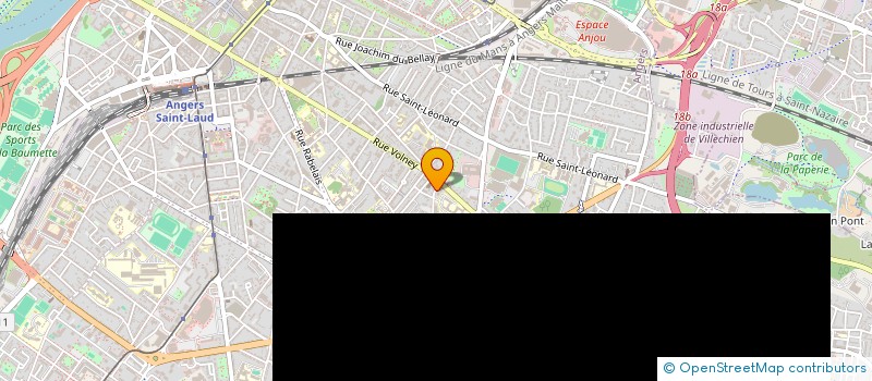 localisation de l'entreprise CERCLE CULTUREL CINEMATOGRAPHIQUE ANJOU à ANGERS