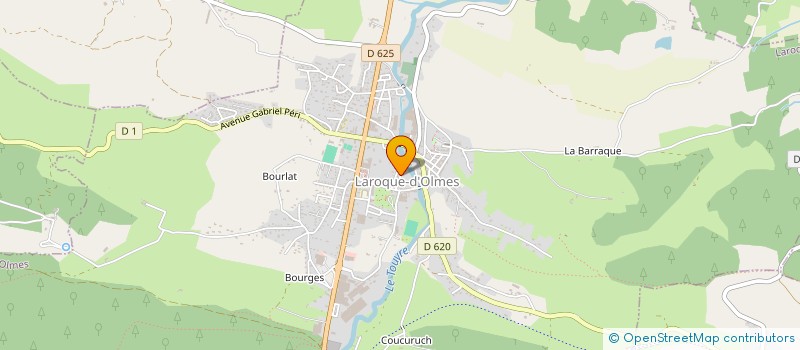 localisation de l'entreprise CERCLE CULTUREL DU PAYS D'OLMES à LAROQUE D'OLMES