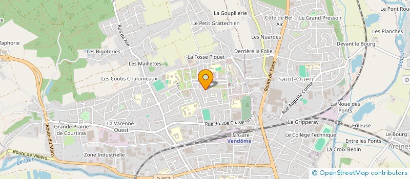 localisation de l'entreprise CERCLE CULTUREL DU VENDOMOIS à VENDOME