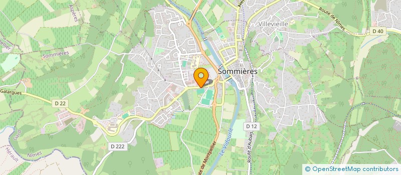 localisation de l'entreprise CERCLE CULTUREL GRAND ANGLE  SOMMIERES