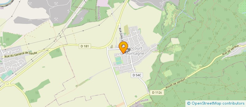 localisation de l'entreprise CERCLE CULTUREL  MALANCOURT LA MONTAGNE  AMNEVILLE