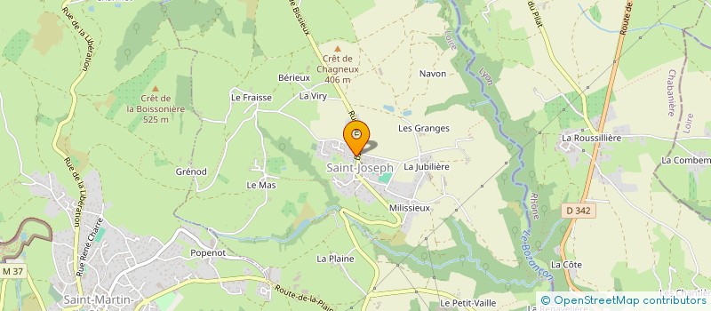 localisation de l'entreprise CERCLE CULTUREL PAROISSIAL à SAINT-JOSEPH