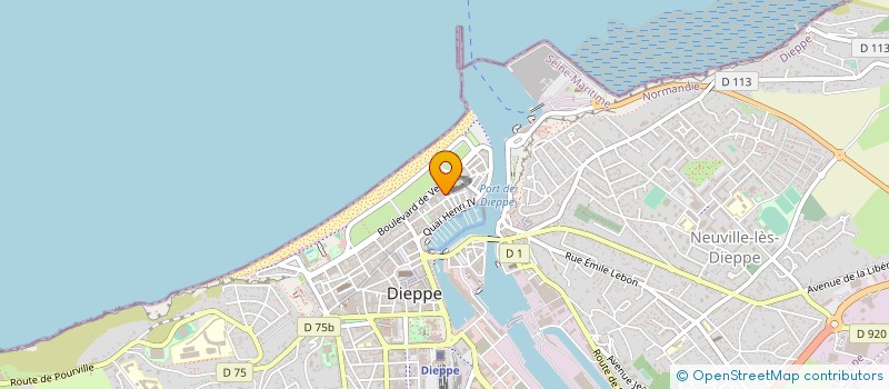 localisation de l'entreprise CERCLE CULTUREL PHILOSOPHIQUE à DIEPPE
